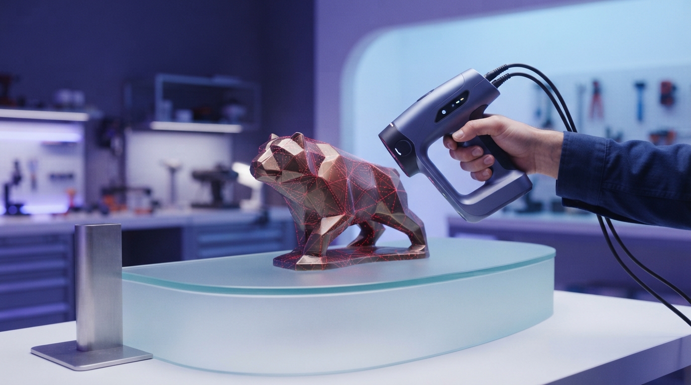 lasersko 3d skeniranje objekata — illustration