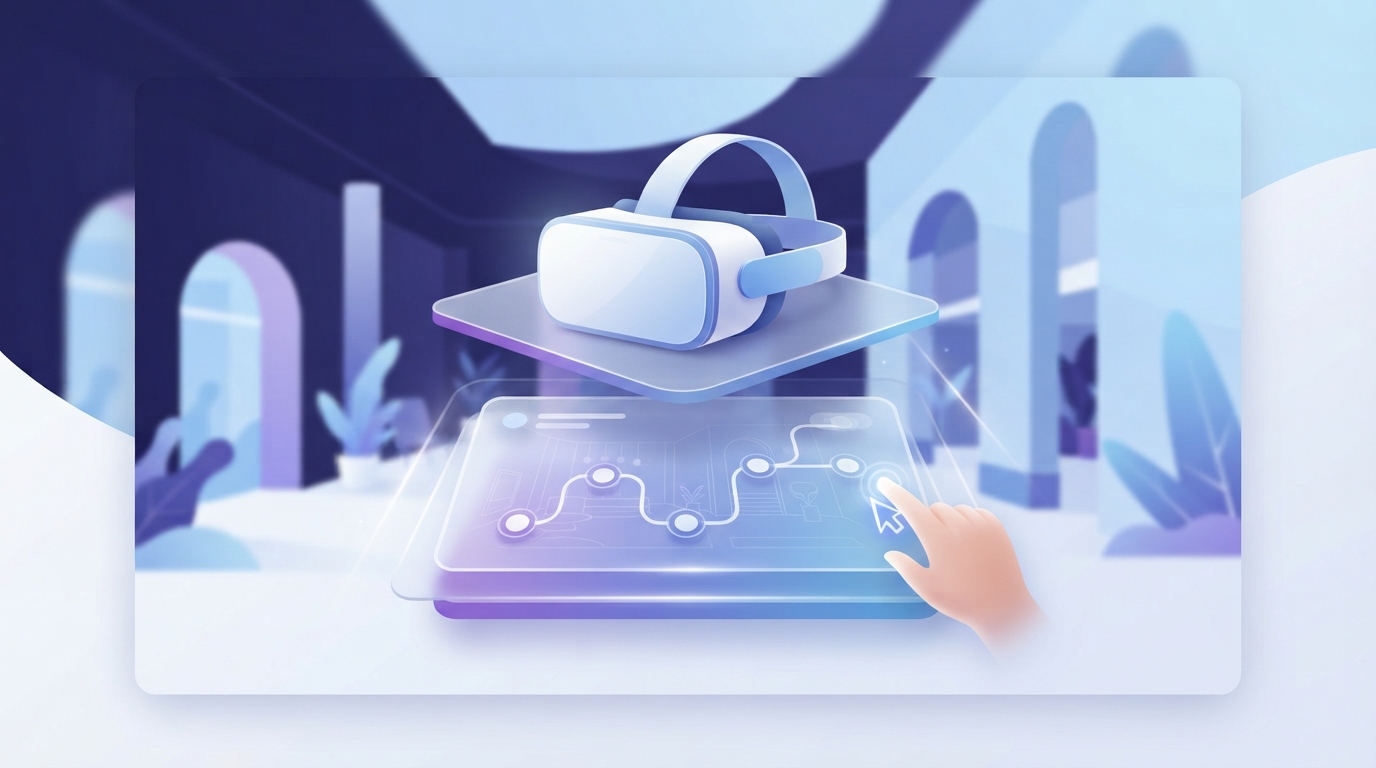 virtuelne ture za hotele — illustration